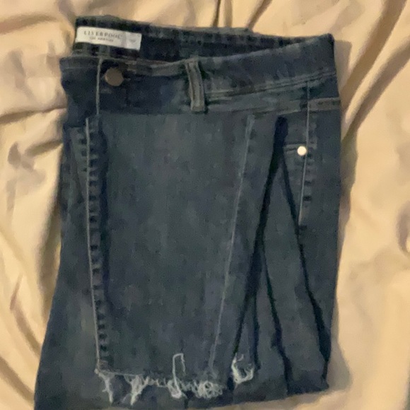 Liverpool Jeans Company Denim - Liverpool ECO collection frayed edge jeans Size 18W